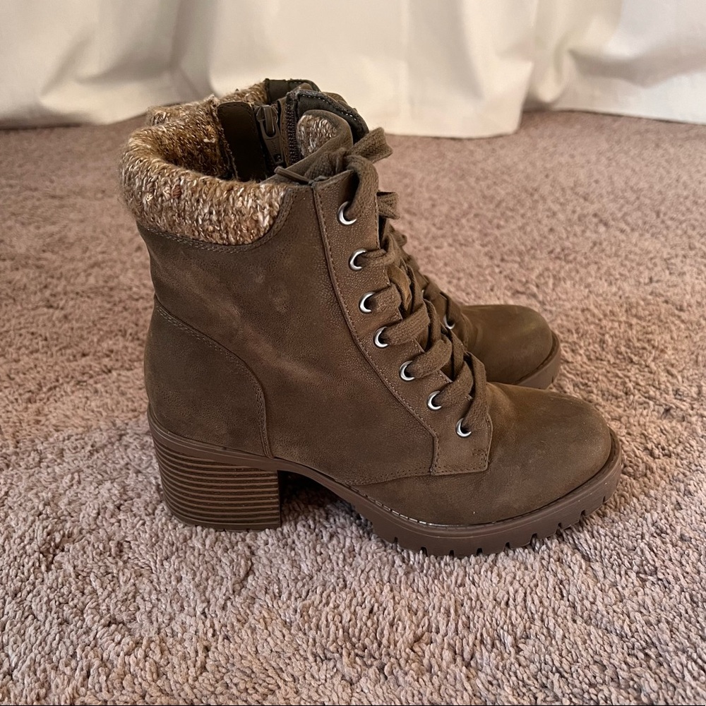 Olive Green Boots